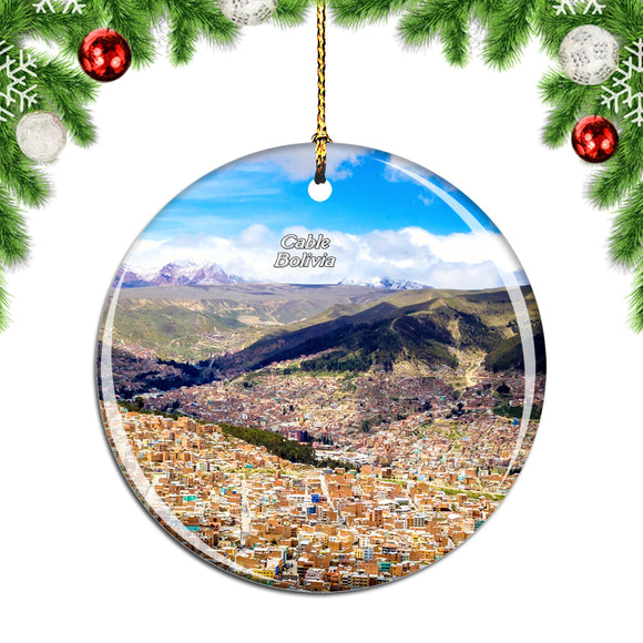 Cable Bolivia Christmas Ornament