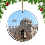 Turkey Byzantine Castle Antalya Alanya Christmas Ornament