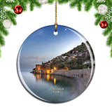 Turkey Alanya Castle Antalya Christmas Ornament