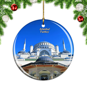 Turkey Cami Minaret Dome Islam Istanbul Christmas Ornament