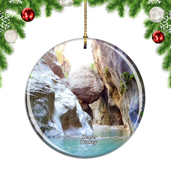 Turkey Canyon Goynuk Kemer Christmas Ornament