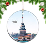 Turkey Maiden's Tower Istanbul Christmas Ornament