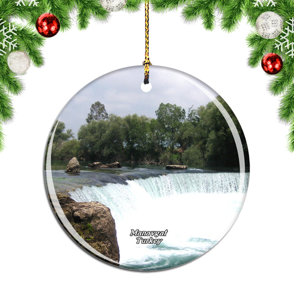 Turkey Manavgat Waterfall Christmas Ornament