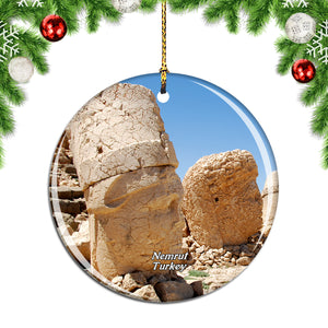 Turkey Nemrut Mountain Christmas Ornament