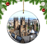 UK England Castle Edinburgh Scotland Christmas Ornament