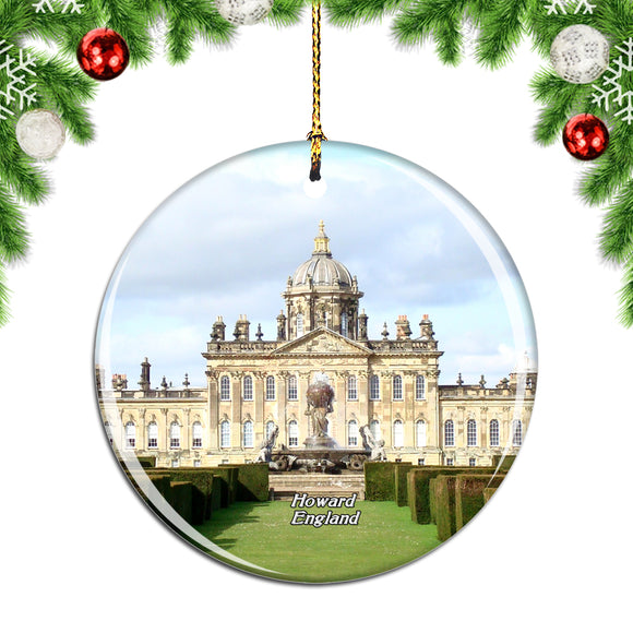 UK England Castle Howard Christmas Ornament