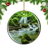 UK England Janet's Foss Malham Skipton Yorkshire Christmas Ornament