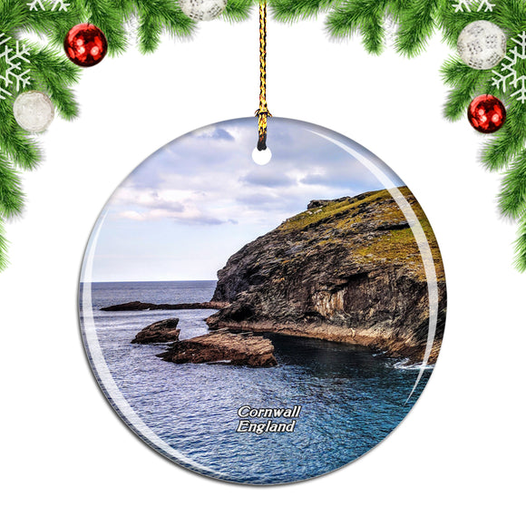 UK England Kynance Cove Cornwall Christmas Ornament