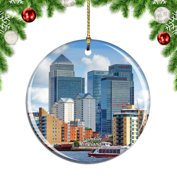 UK England London Christmas Ornament