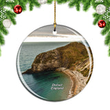 UK England Man O¡¯War Beach Dorset Christmas Ornament