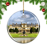 UK England Manor House Wales Christmas Ornament