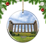 UK England National Monument Of Scotland Edinburgh Christmas Ornament