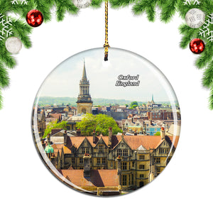 UK England Oxford Christmas Ornament