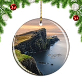 UK England Scotland Isle Of Skye Christmas Ornament