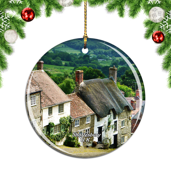 UK England Shaftesbury Christmas Ornament