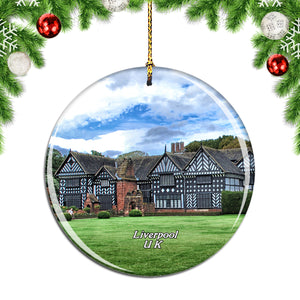 UK England Speke Hall Liverpool Christmas Ornament