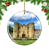 UK England Tonbridge Castle Kent Christmas Ornament