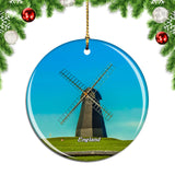 UK England Windmill Christmas Ornament