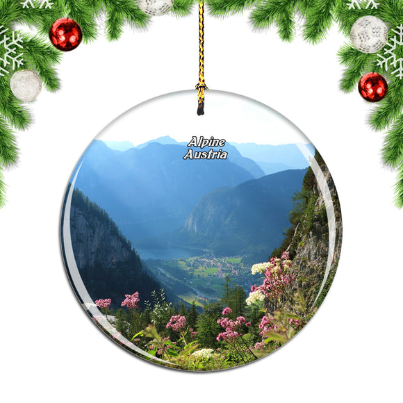 Austria Alpine Austria Christmas Ornament