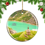 Austria Alpine Lake Christmas Ornament