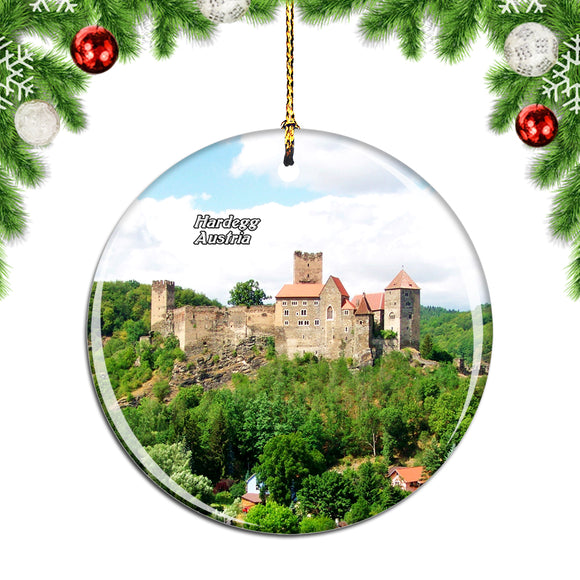 Austria Hardegg Castle Christmas Ornament