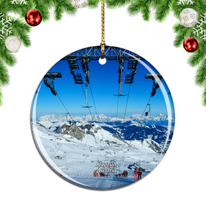 Austria Kitzsteinhorn Kaprun Salzburg Christmas Ornament