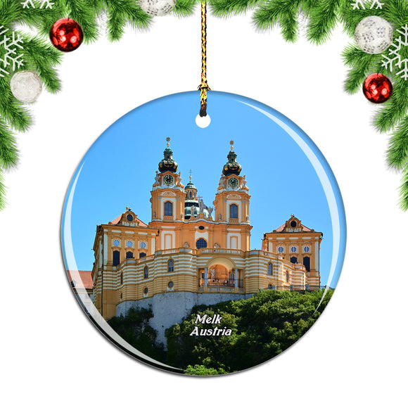 Austria Pin Melk Wachau Christmas Ornament