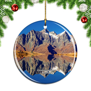 Austria Zupalsee East Tyrol Grossvenediger Christmas Ornament