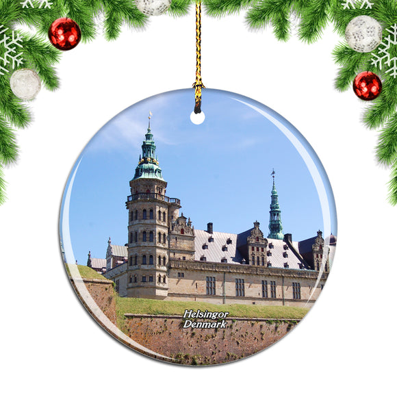 Denmark Castle Helsingor Christmas Ornament