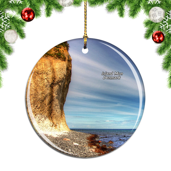 Denmark Island Mon Christmas Ornament