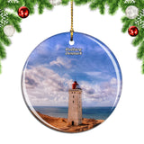 Denmark Rudbjerg Knude Lighthouse Christmas Ornament