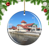 Finland Oak Island Christmas Ornament