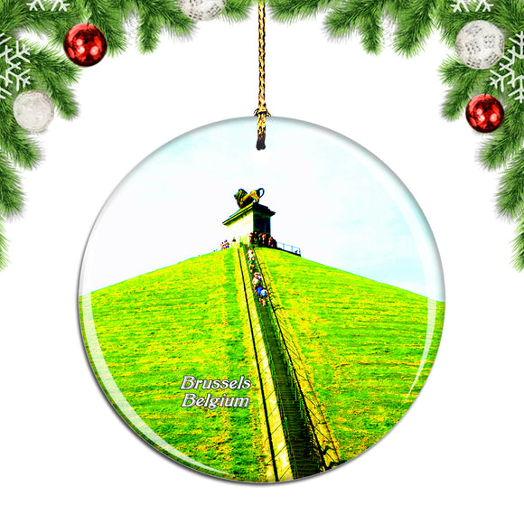 Belgium Waterloo Battlefield Brussels Christmas Ornament