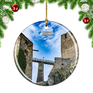 Hungary Castle Csesznek Christmas Ornament