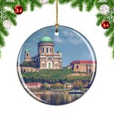 Hungary Esztergom Basilica Danube Christmas Ornament