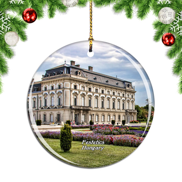 Hungary Keszthely Castle Festetics Christmas Ornament