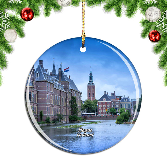 Netherlands Holland The Hague Holland Binnenhof Christmas Ornament