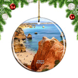 Portugal Algavre Sea Christmas Ornament