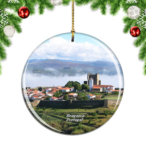 Portugal Braganca Castle Christmas Ornament