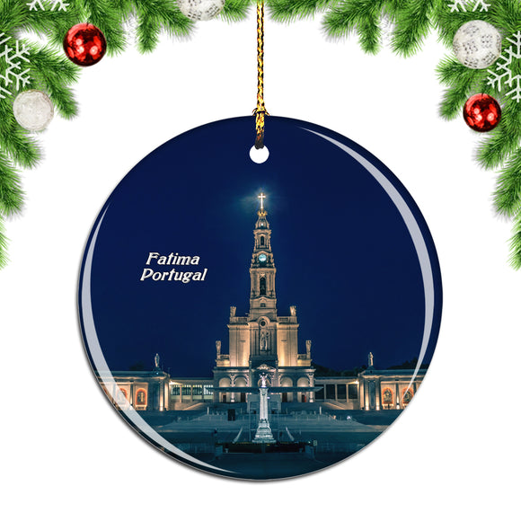 Portugal Fatima Sanctuary Christmas Ornament