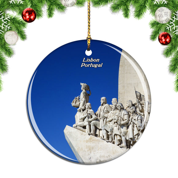 Portugal Lisbon Palace Christmas Ornament