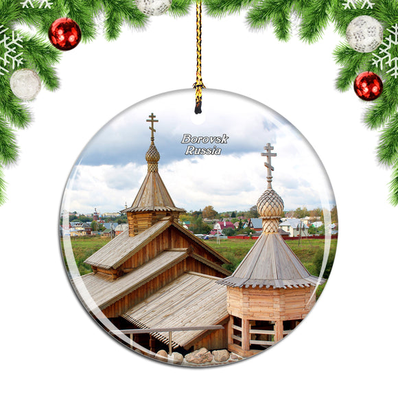 Russia Borovsk Christmas Ornament