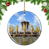 Russia Enea Fountain Moscow Christmas Ornament