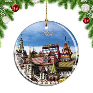 Russia Izmailovo Kremlin Museum Moscow Christmas Ornament