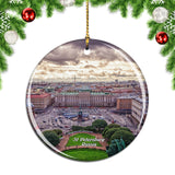 Russia St Petersburg Russia Christmas Ornament