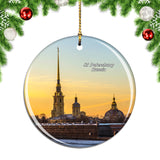 Russia St Petersburg Christmas Ornament