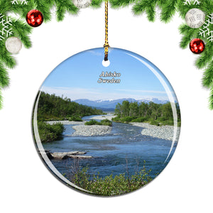 Sweden Abisko National Park Christmas Ornament