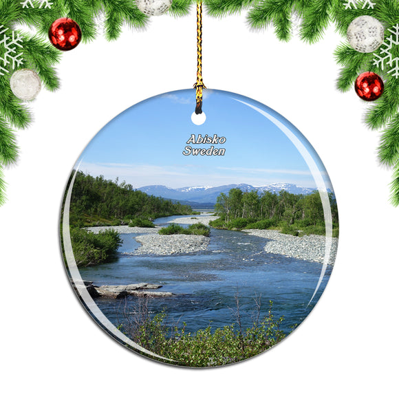 Sweden Abisko National Park Christmas Ornament