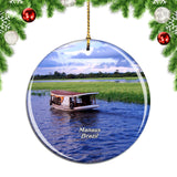 Brazil Amazon River Manaus Christmas Ornament