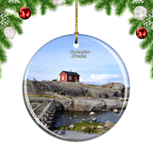 Sweden Soderskar Lighthouse Christmas Ornament